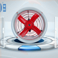 T35-11低噪音軸流風機大功率管道式強力工業通風換氣排氣扇