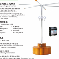 超大型立式直流風扇  WYFS-L3680M