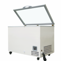 -55℃商用低溫臥式220L玻璃門展示柜