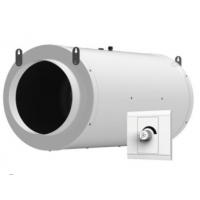 消音筒管道風機 靜音圓形金屬混流變頻管道風機