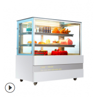 商用蛋糕柜直角弧形蛋糕熟食甜點(diǎn)柜水果飲料保鮮柜展示柜廠家定制